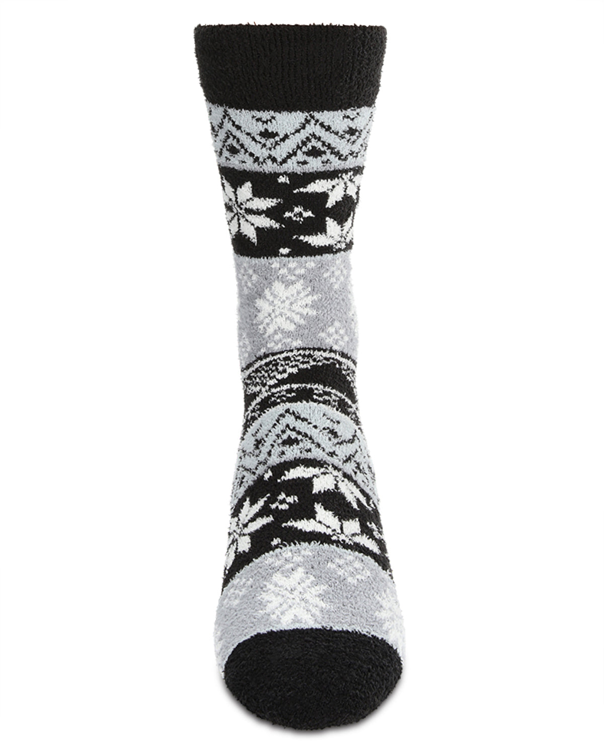 Men's Snowflake Fairisle Super Soft Cozy Crew Socks