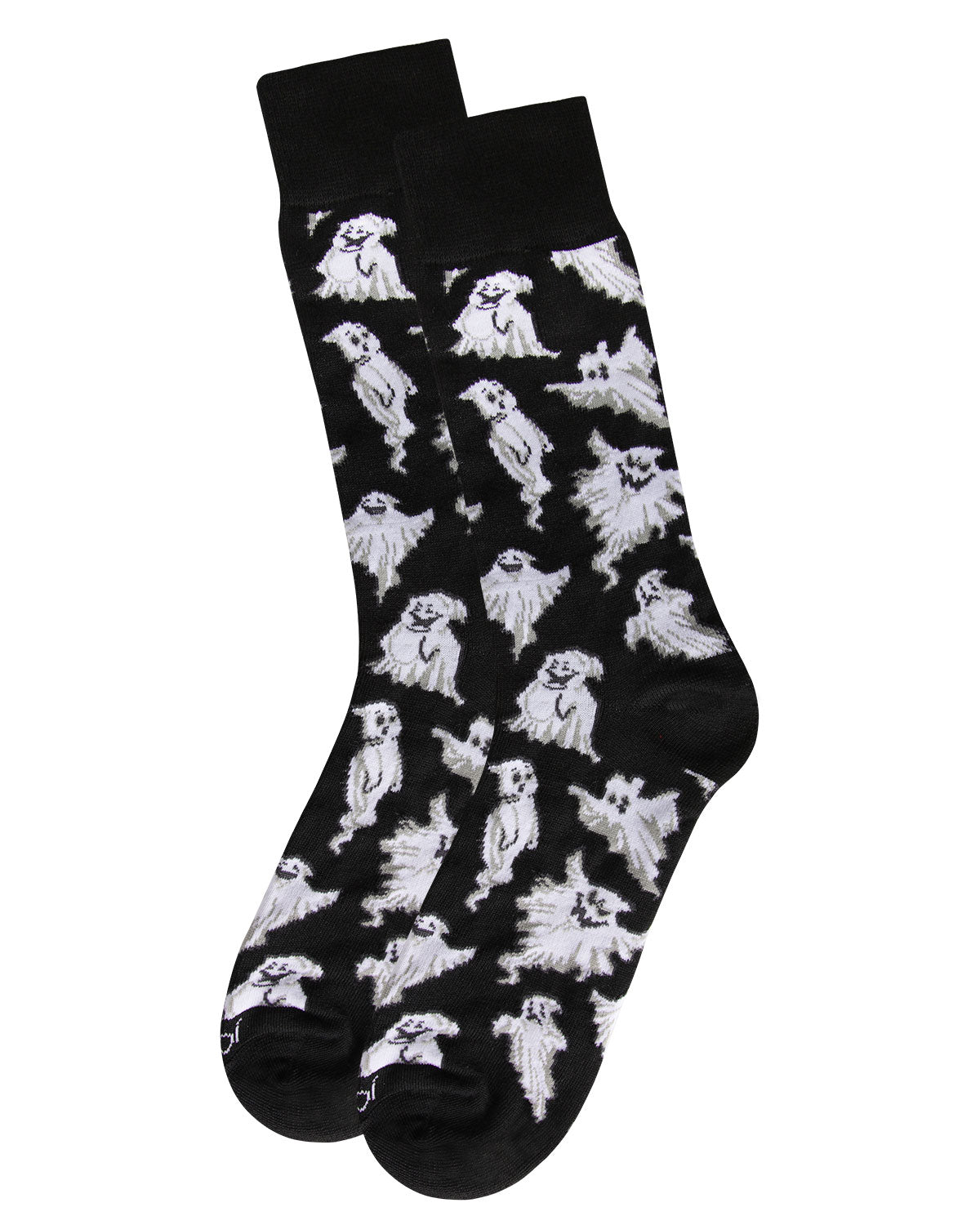 Men's Halloween Cool Ghoul Ghost Novelty Crew Sock