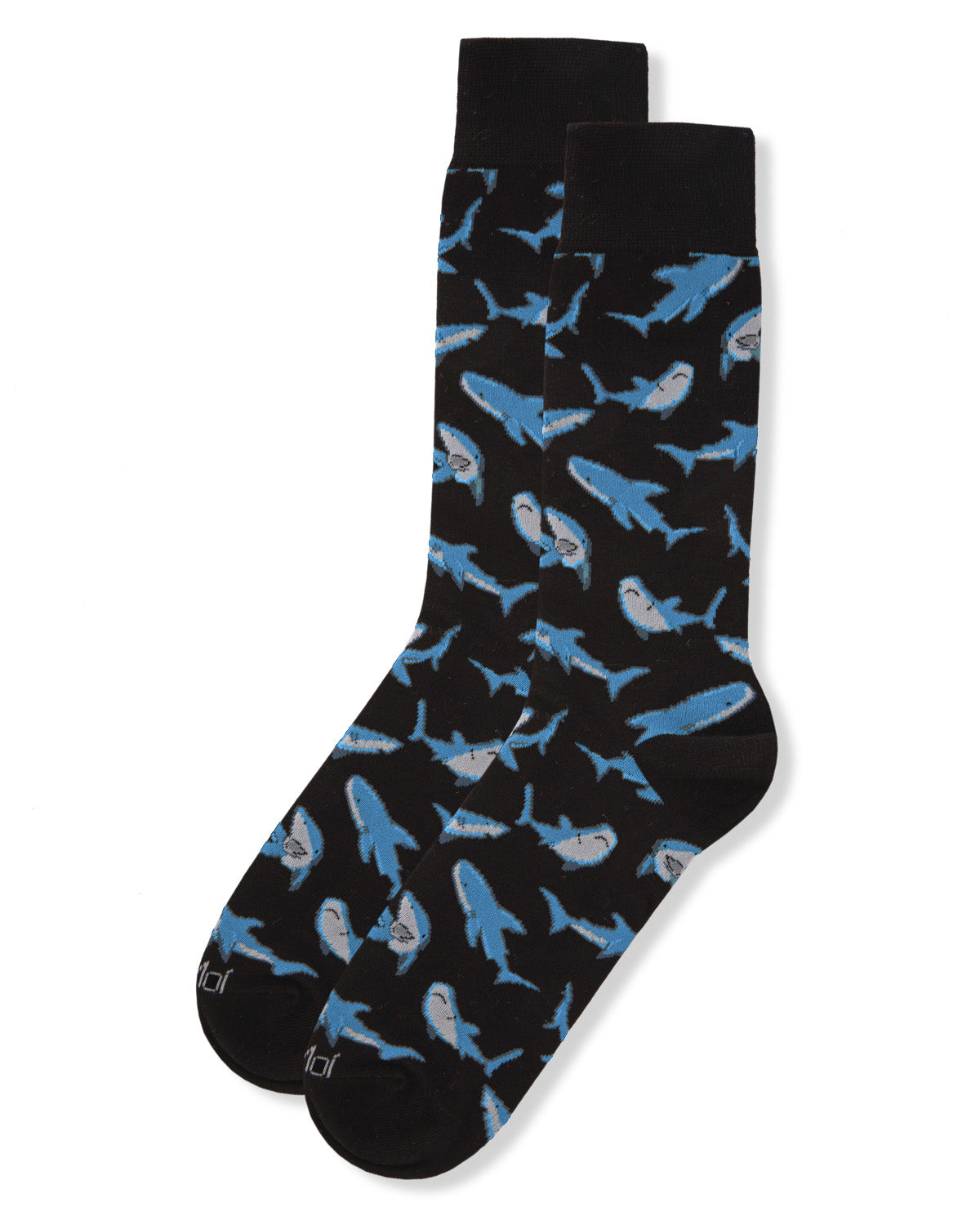 Men's Shark Attack Bamboo Crew Socks
