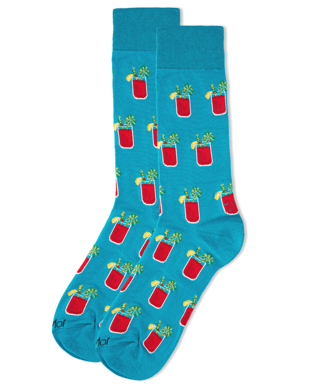 Men's Bloody Mary's Bamboo Blend Novelty Crew Sock
