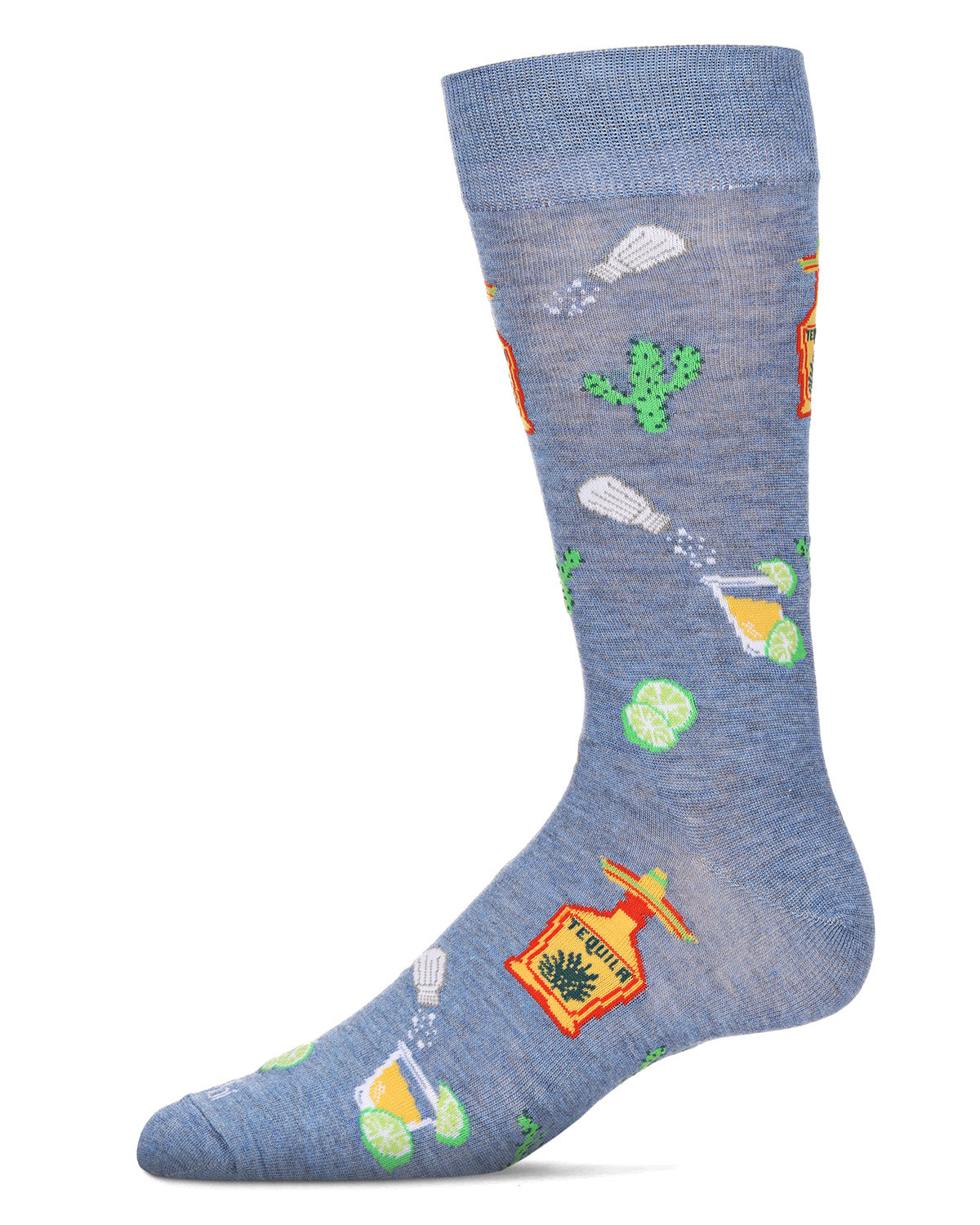 Men's Tequila & Lime Bamboo Crew Socks