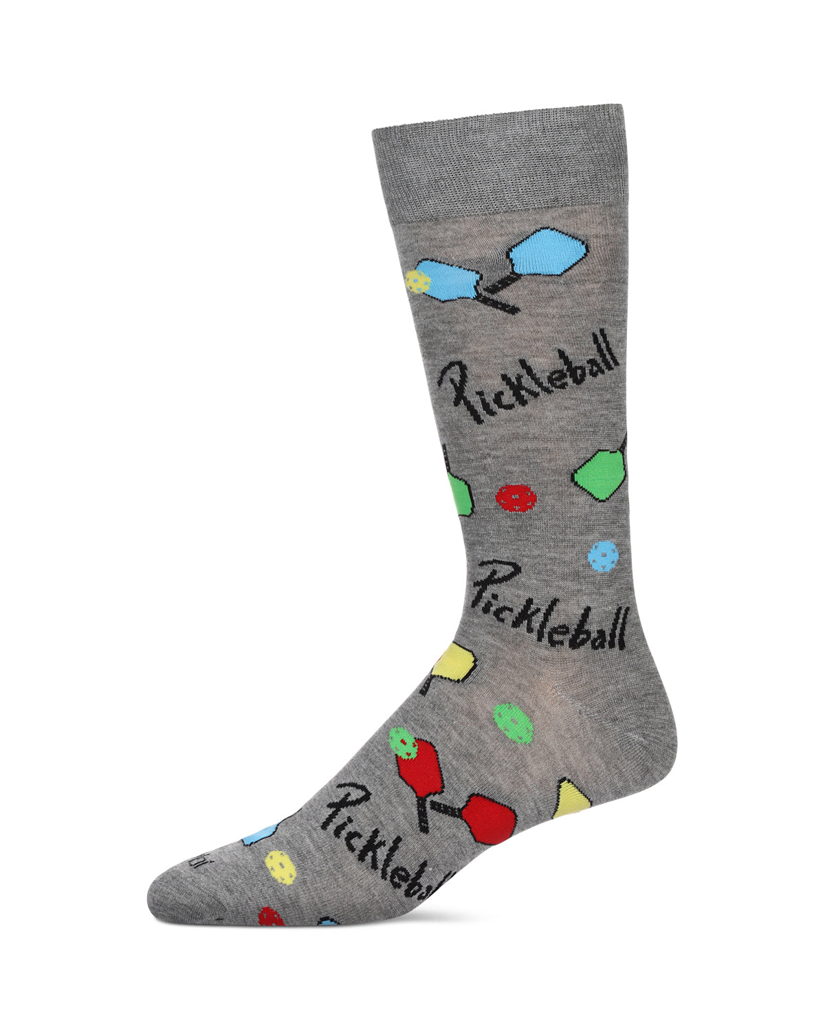 Men's Pickleball Paddle Bamboo Crew Socks