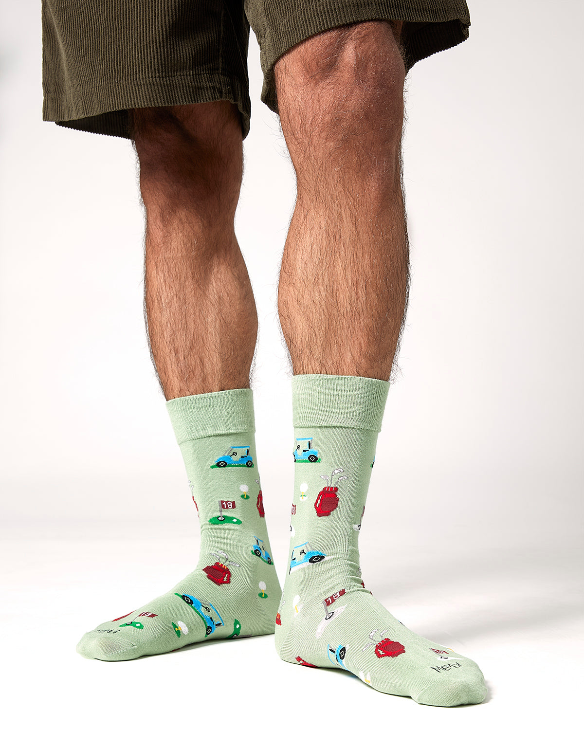 Men's Tee Time Rayon From Bamboo Crew Socks