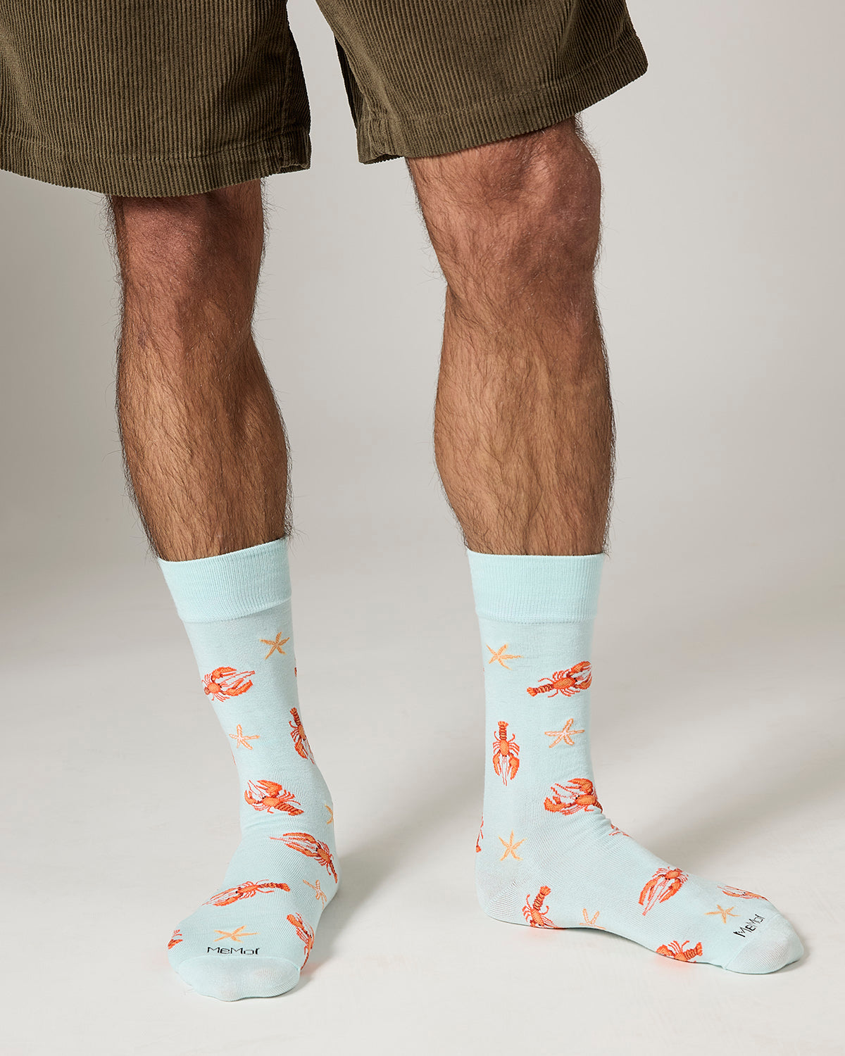 Men's Lobster Rayon From Bamboo Crew Socks