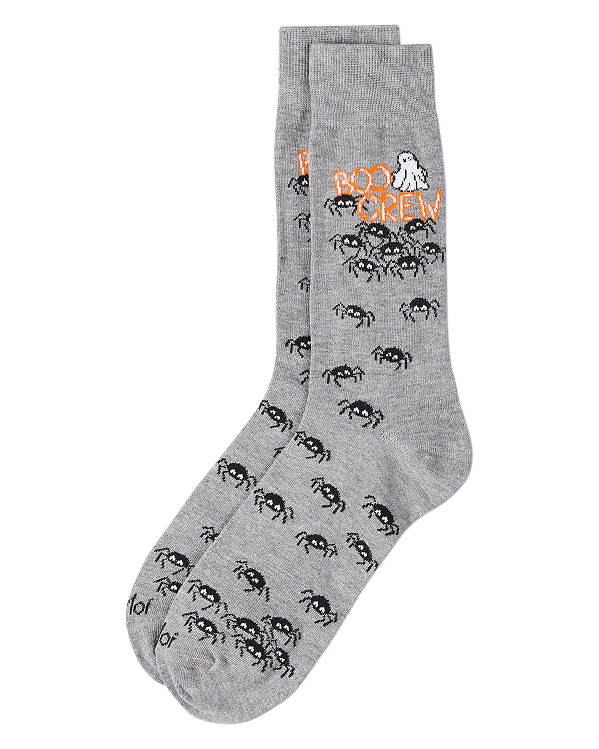 Men's "Boo Crew" Halloween Holiday Novelty Crew Sock