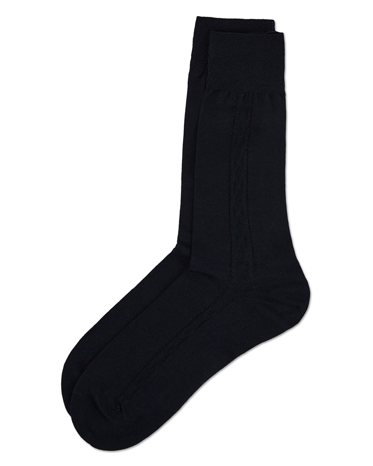 Men's Clocking Diamond Single Pair Cotton Blend Crew Sock
