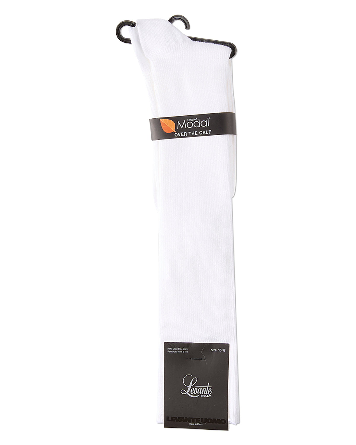 Men's Basic Modal Durable and Flexible Rib Over The Calf Sock