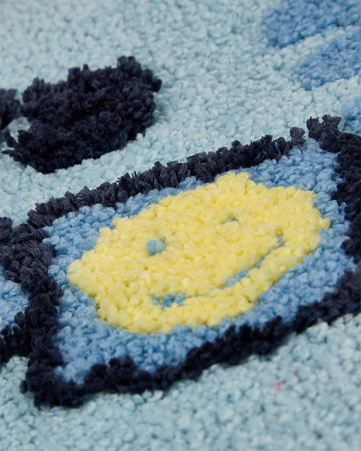Boys "Camp Smile" Cozy Plush Bedside Bunk Cabin Camp Mat