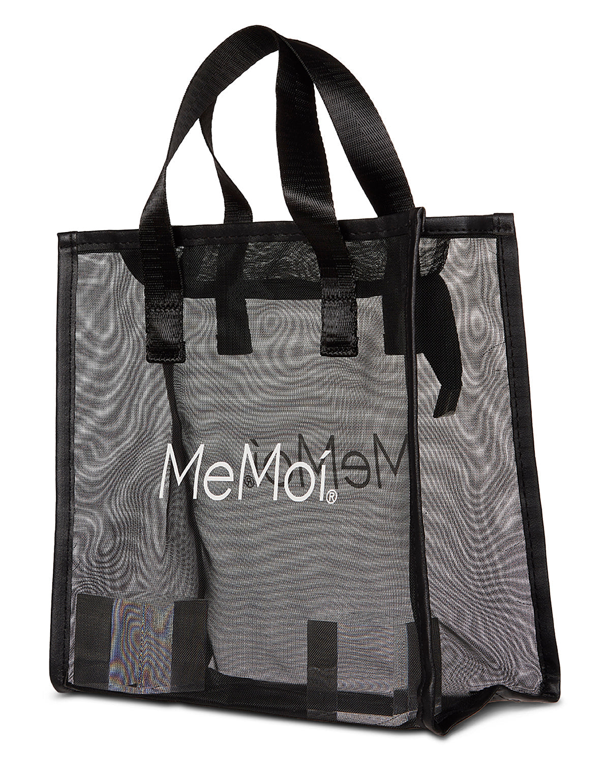 MeMoi Nylon Mesh Zippered Reusable 10" x 10" Tote Bag