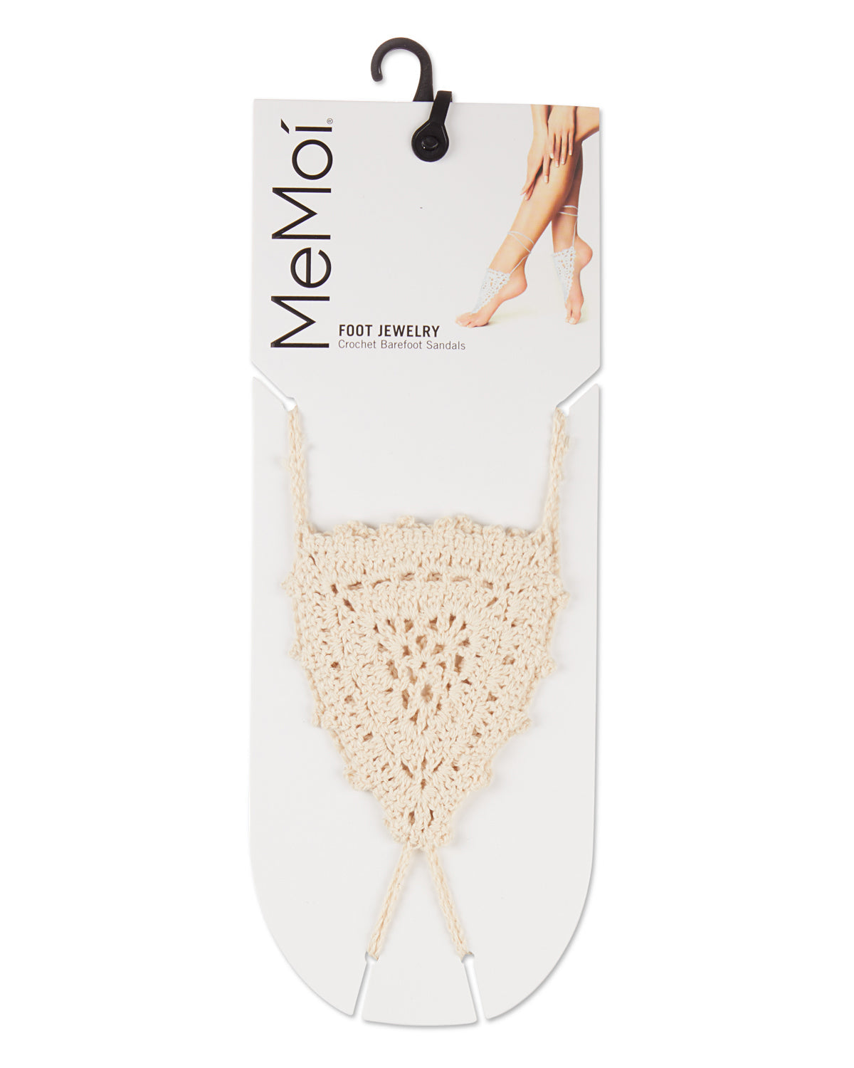 Shield Of Lace Crochet Barefoot Sandals