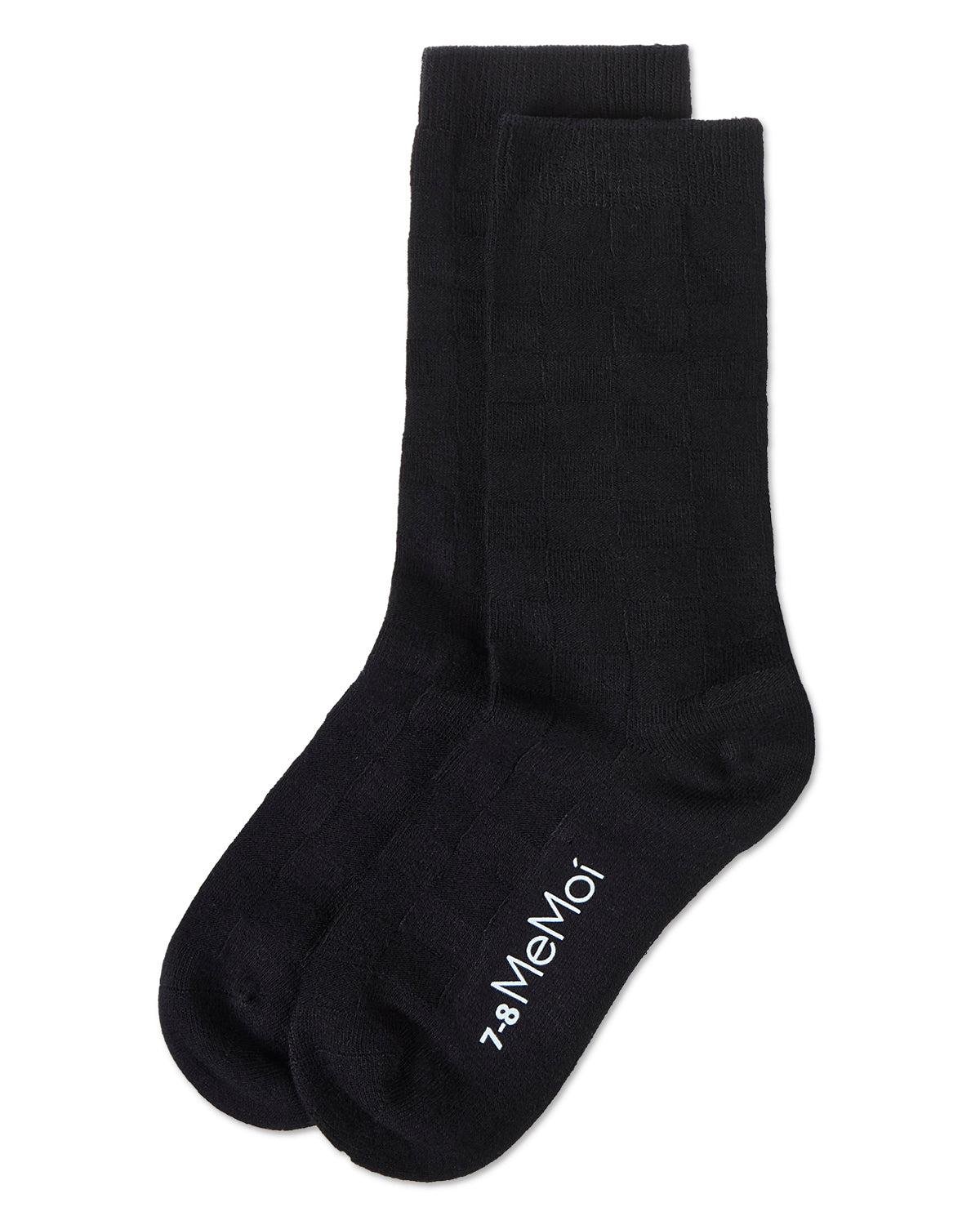 Boys' Checkerboard Rayon form Bamboo Blend Crew Socks
