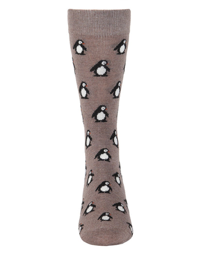 Men's Penguins Luxuriously Soft Cashmere Crew Socks