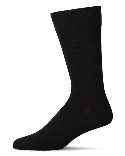 Men's Solid Luxuriously Soft Cashmere-Blend Crew Socks