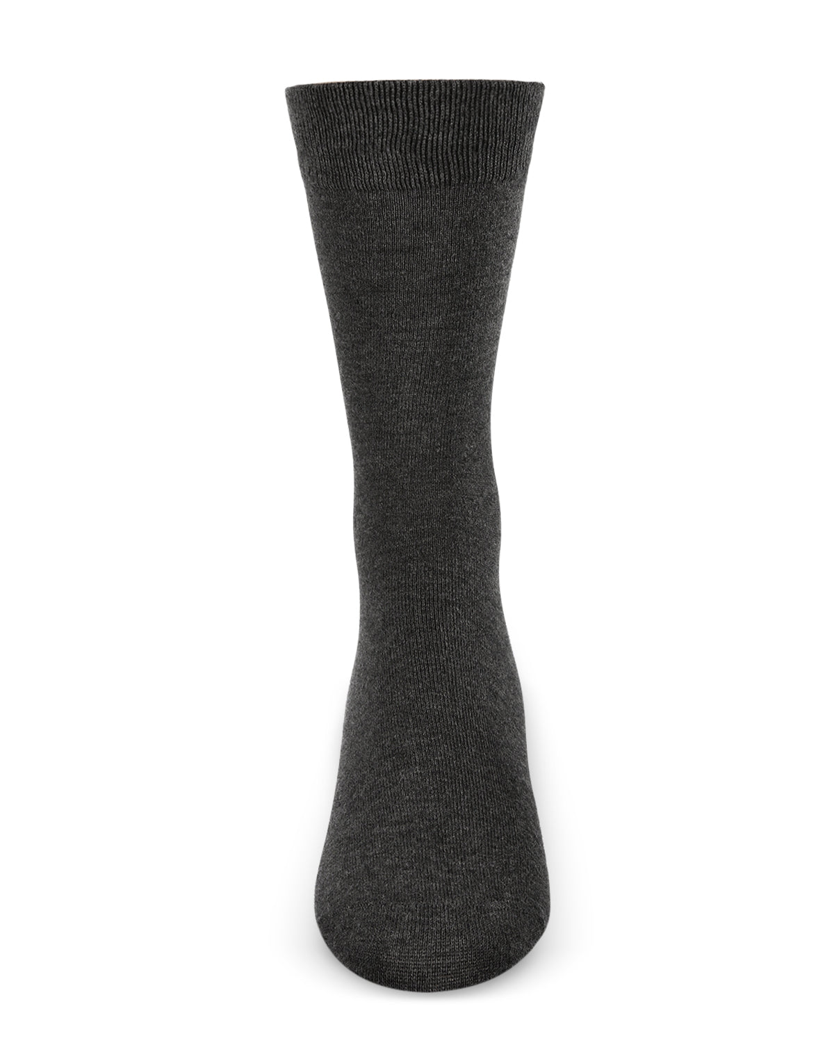 Men's Solid Luxuriously Soft Cashmere-Blend Crew Socks