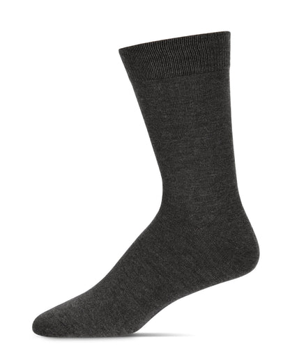 Men's Solid Luxuriously Soft Cashmere-Blend Crew Socks