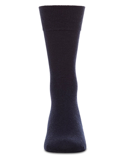 Men's Solid Luxuriously Soft Cashmere-Blend Crew Socks