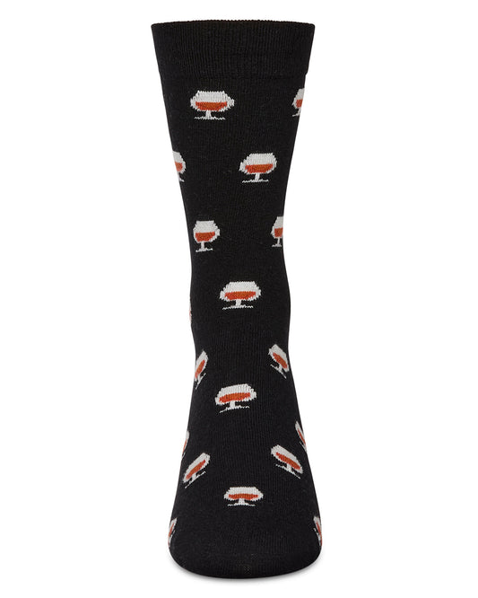 Men's Whiskey Cashmere Crew Socks