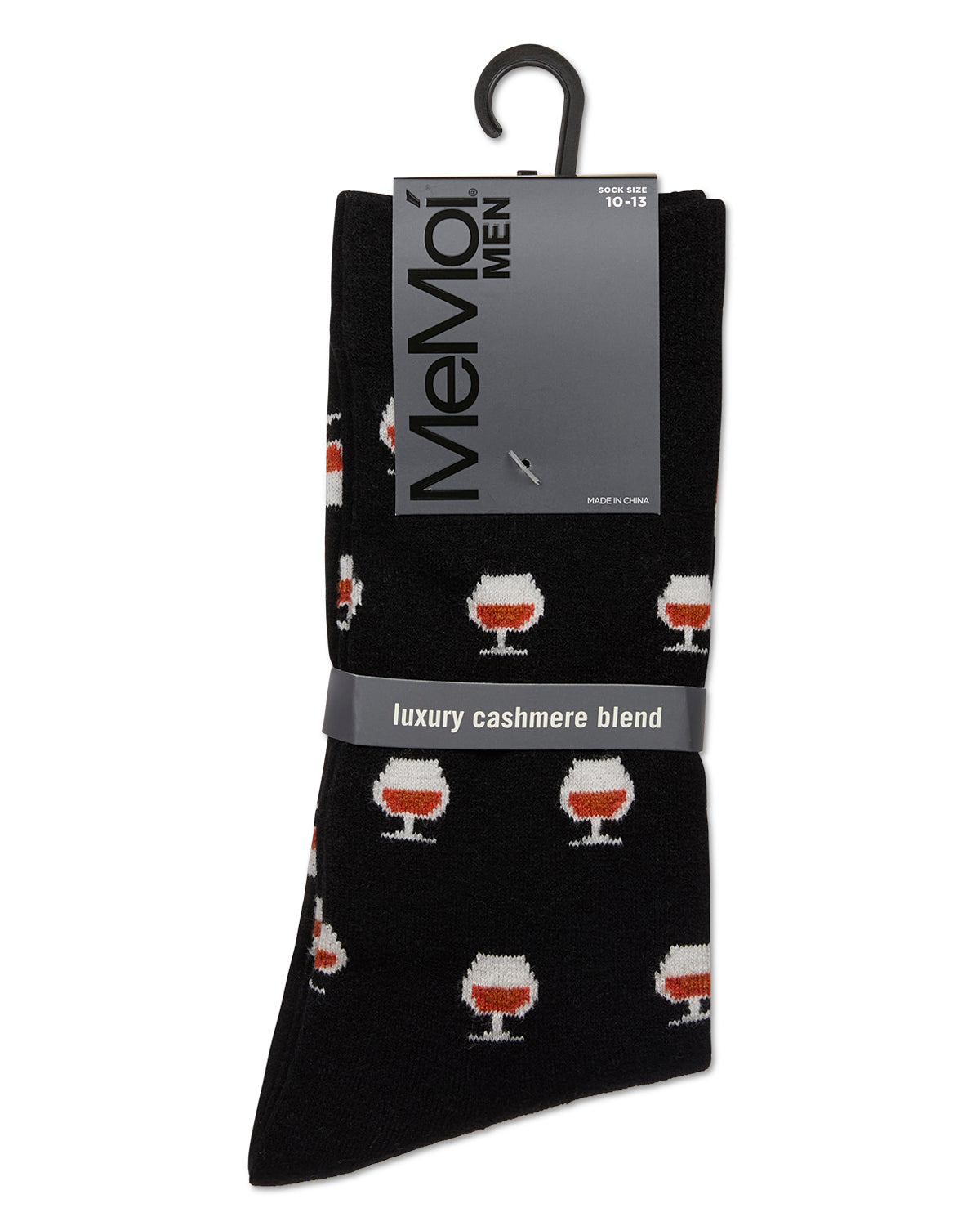 Men's Whiskey Cashmere Crew Socks