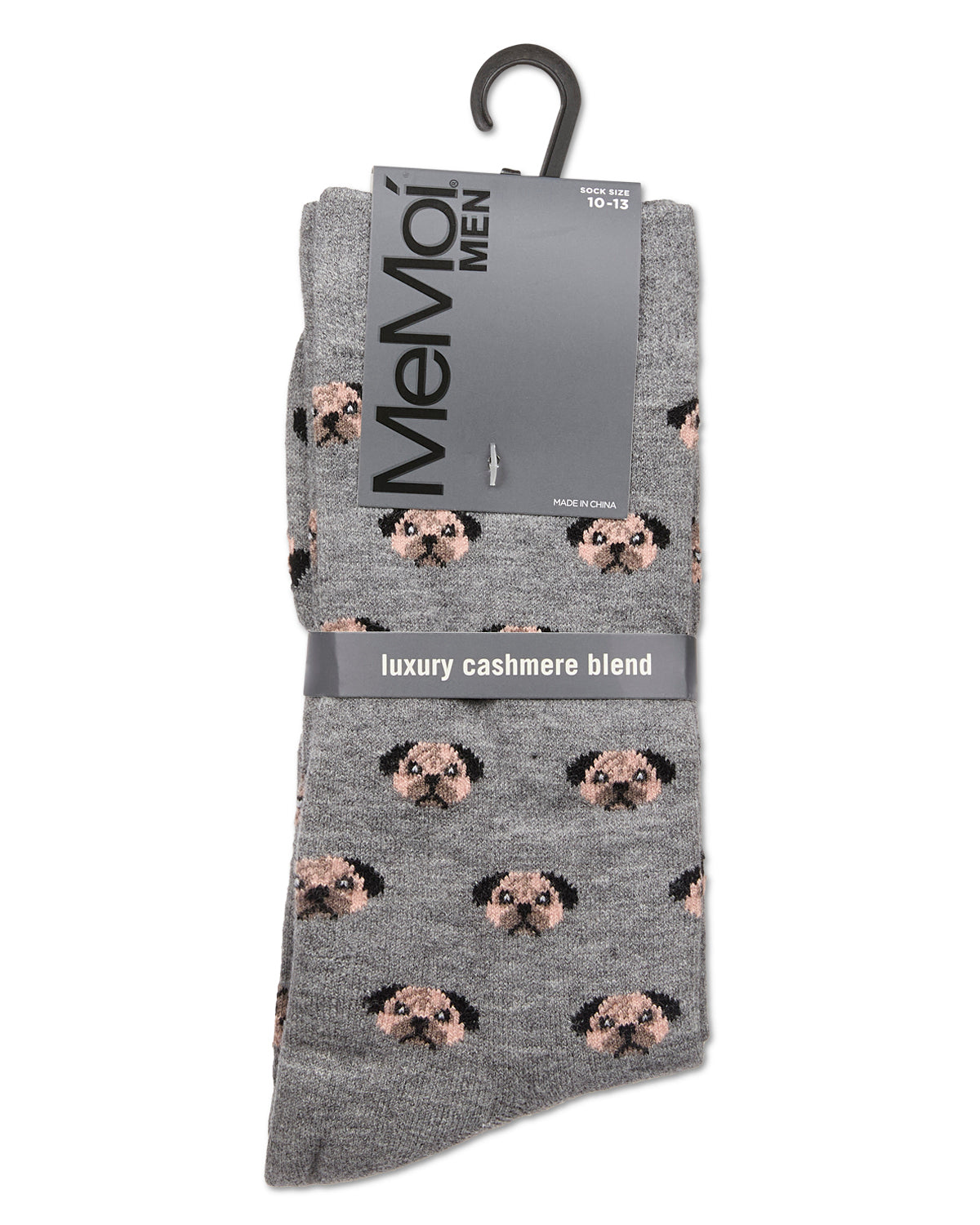 Men's Dog Face Cashmere Crew Socks