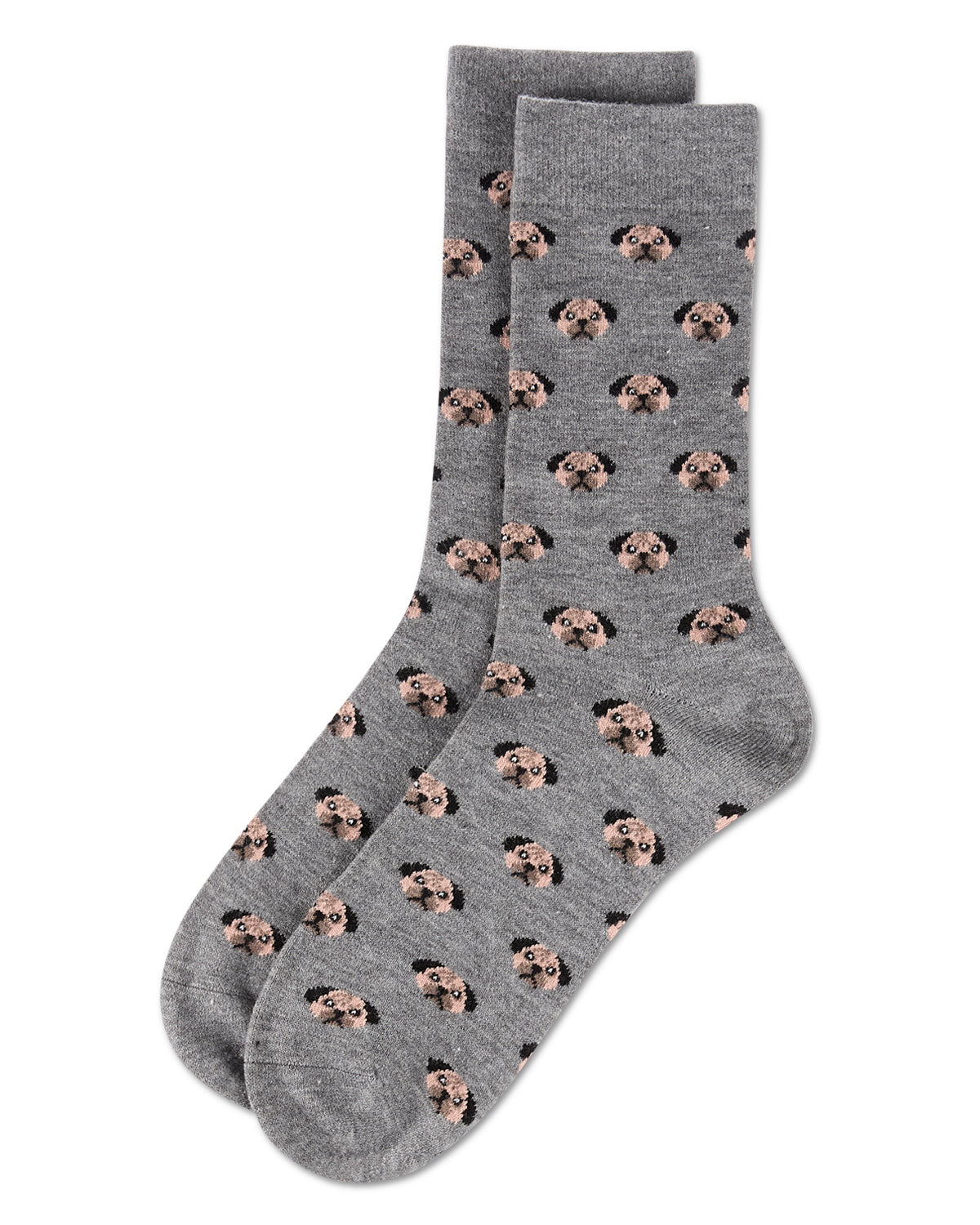 Men's Dog Face Cashmere Crew Socks