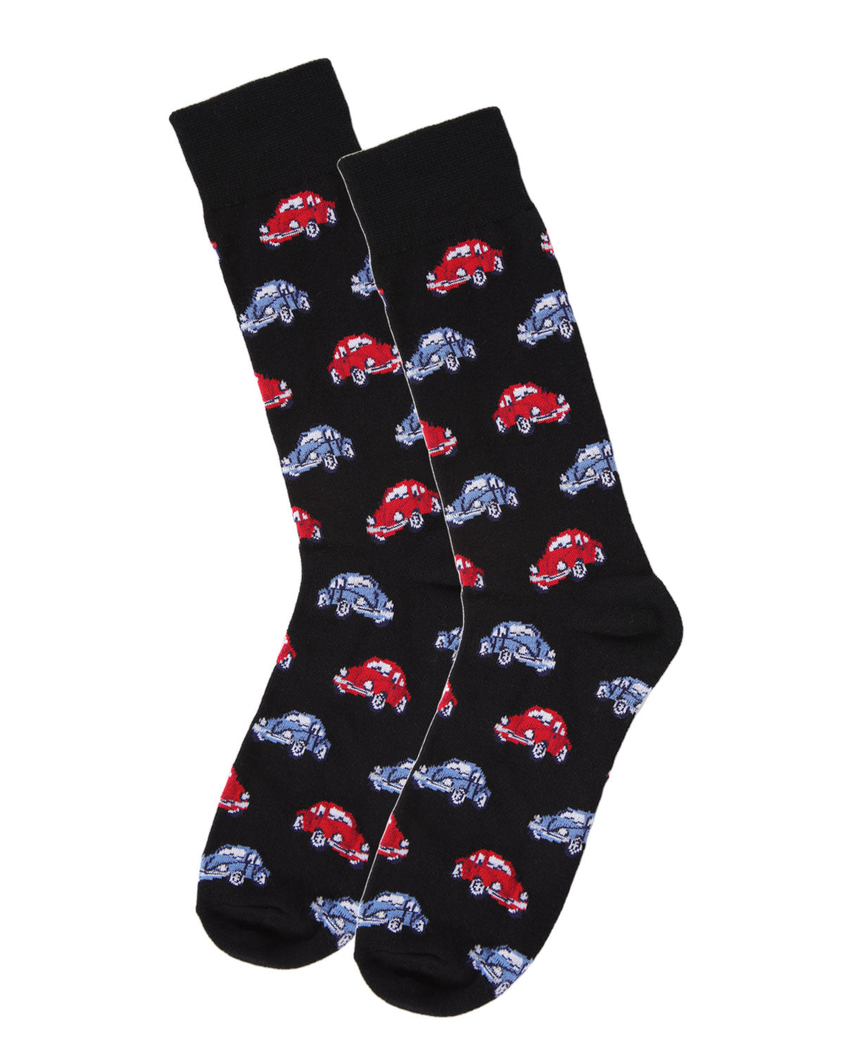 Men's "Love Bug" Rayon from Bamboo Blend Novelty Crew Sock