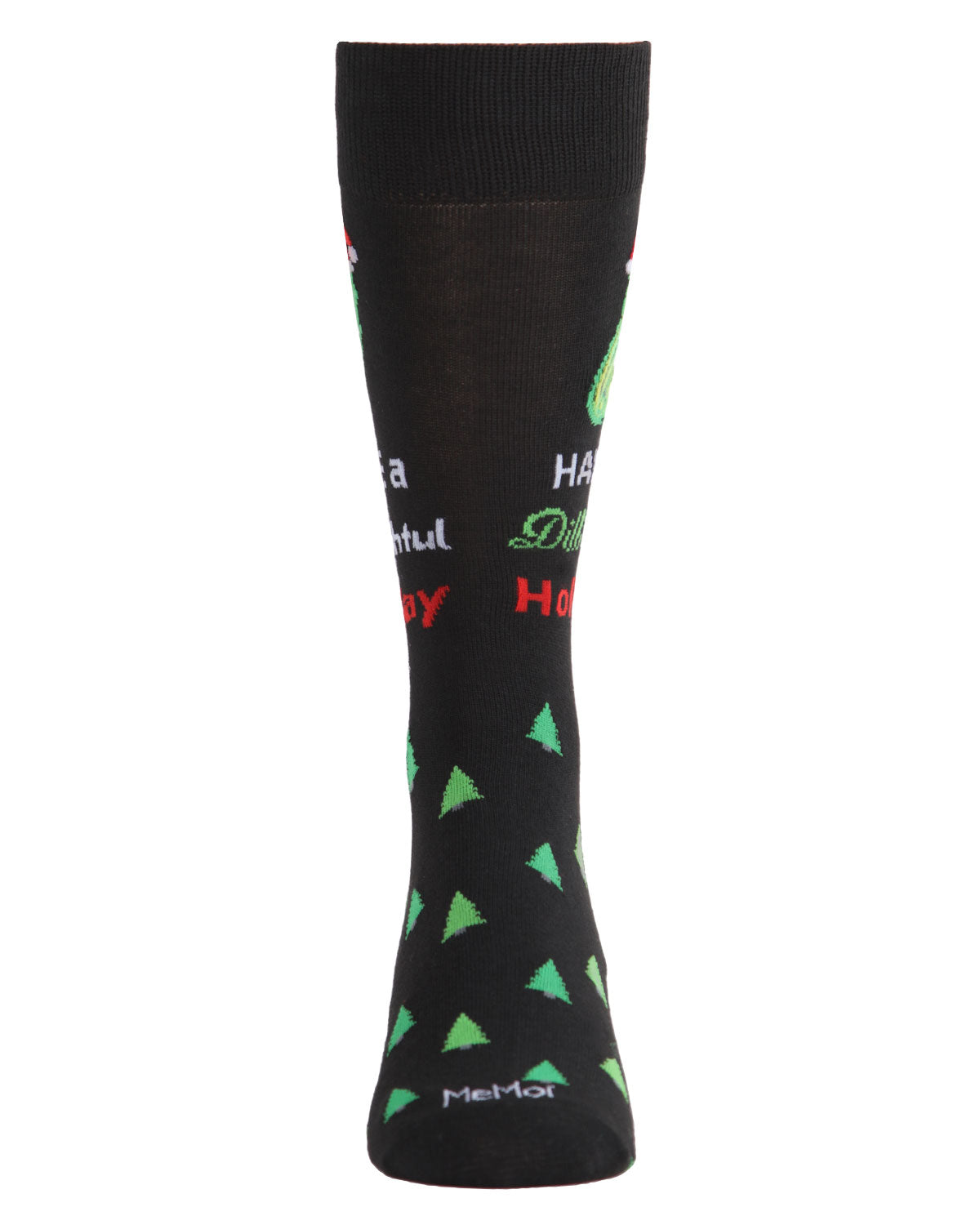 Men's Dill-ightful Holiday Pickle Novelty Crew Socks