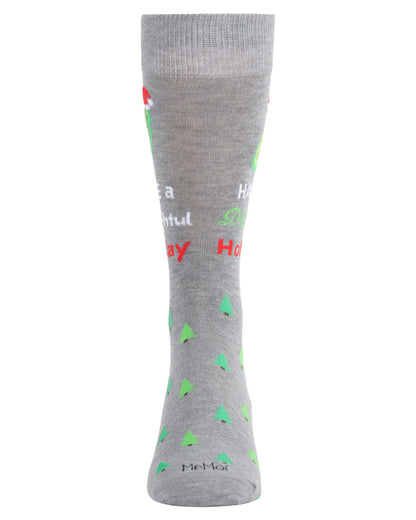 Men's Dill-ightful Holiday Pickle Novelty Crew Socks