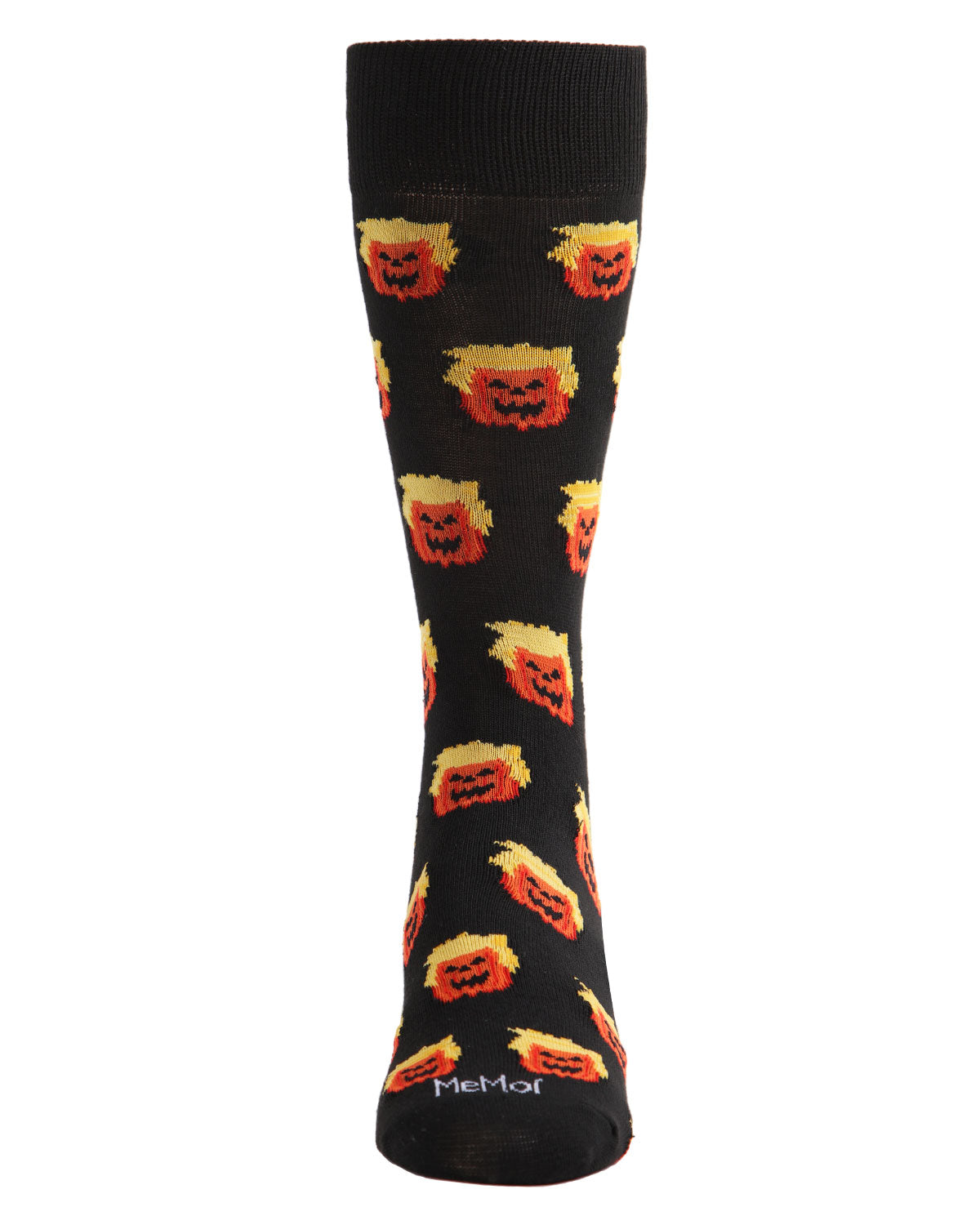 Men's Number 47 Trumpkin Halloween Novelty Crew Sock