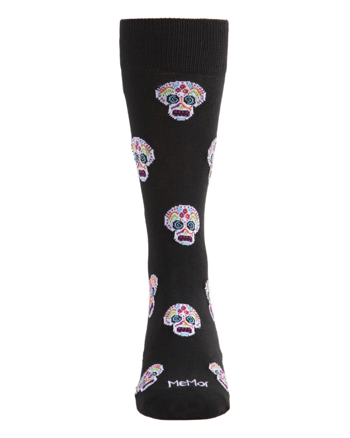 Men's Dia de los Muertos Sugar Skull Novelty Crew Sock