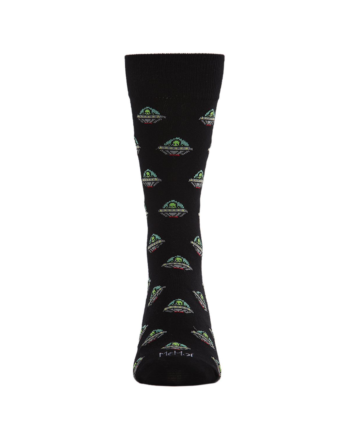 Men's Alien Invasion Bamboo Blend Novelty Crew Sock