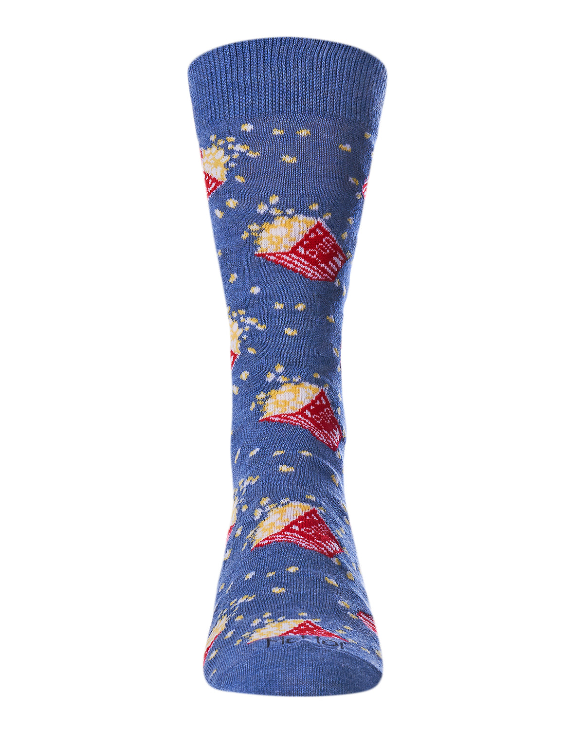 Men's Pass The Popcorn Bamboo Blend Novelty Crew Sock