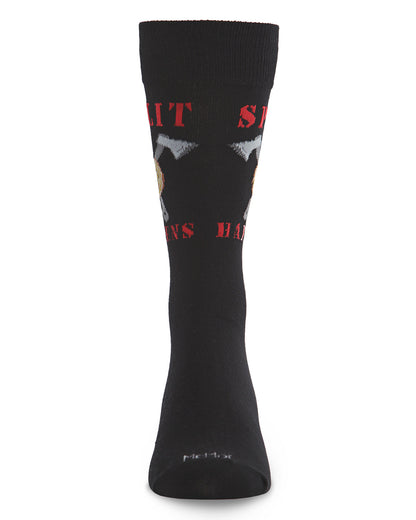 Men's Split Happens Bamboo Blend Novelty Crew Sock