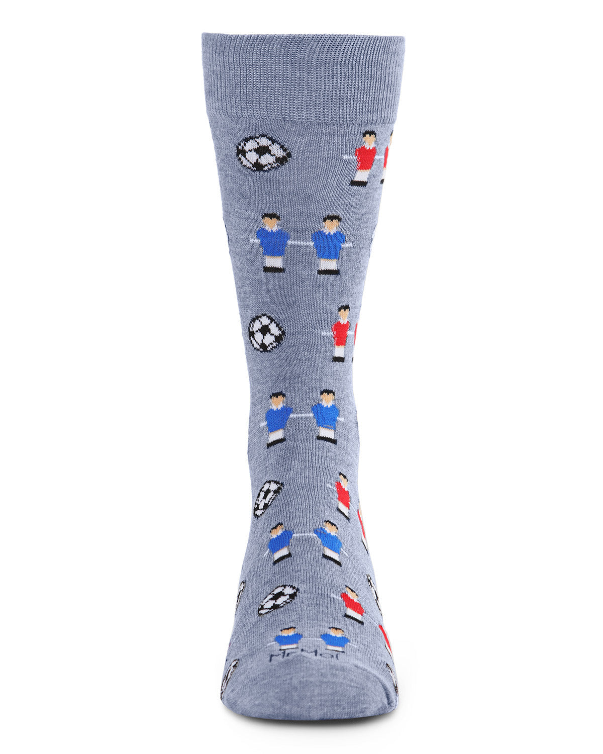 Men's Fun Foosball Bamboo Blend Novelty Crew Sock