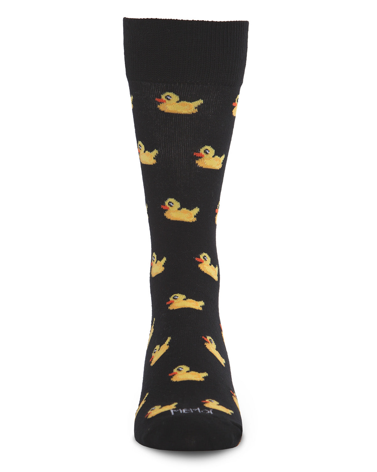 Men's "Rubber Duck" Rayon from Bamboo Blend Novelty Crew Sock