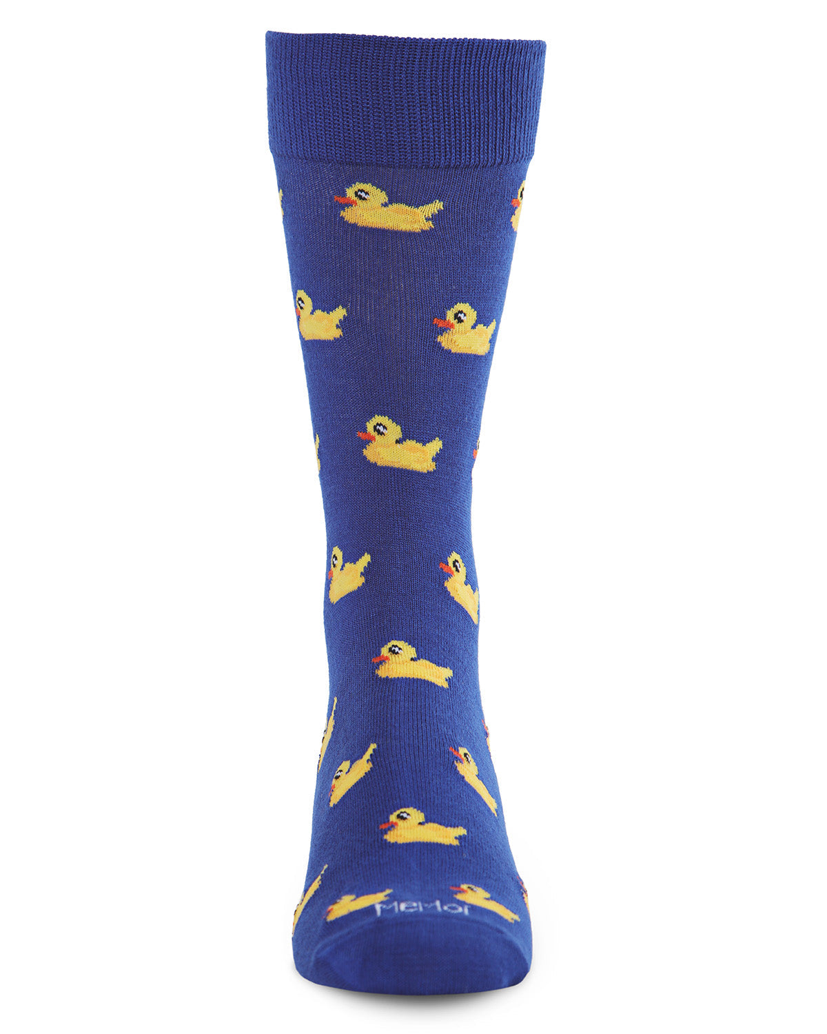 Men's "Rubber Duck" Rayon from Bamboo Blend Novelty Crew Sock