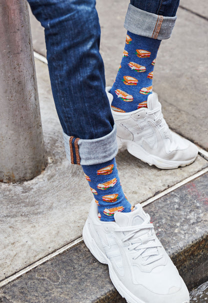 Men's Tasty Hoagies Bamboo Blend Novelty Crew Sock