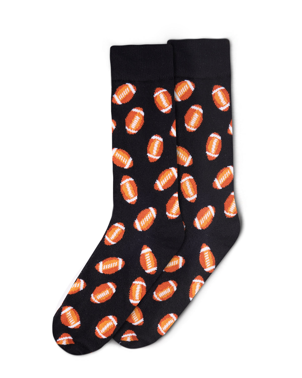 Men's "Football Fan" Rayon from Bamboo Blend Novelty Crew Sock