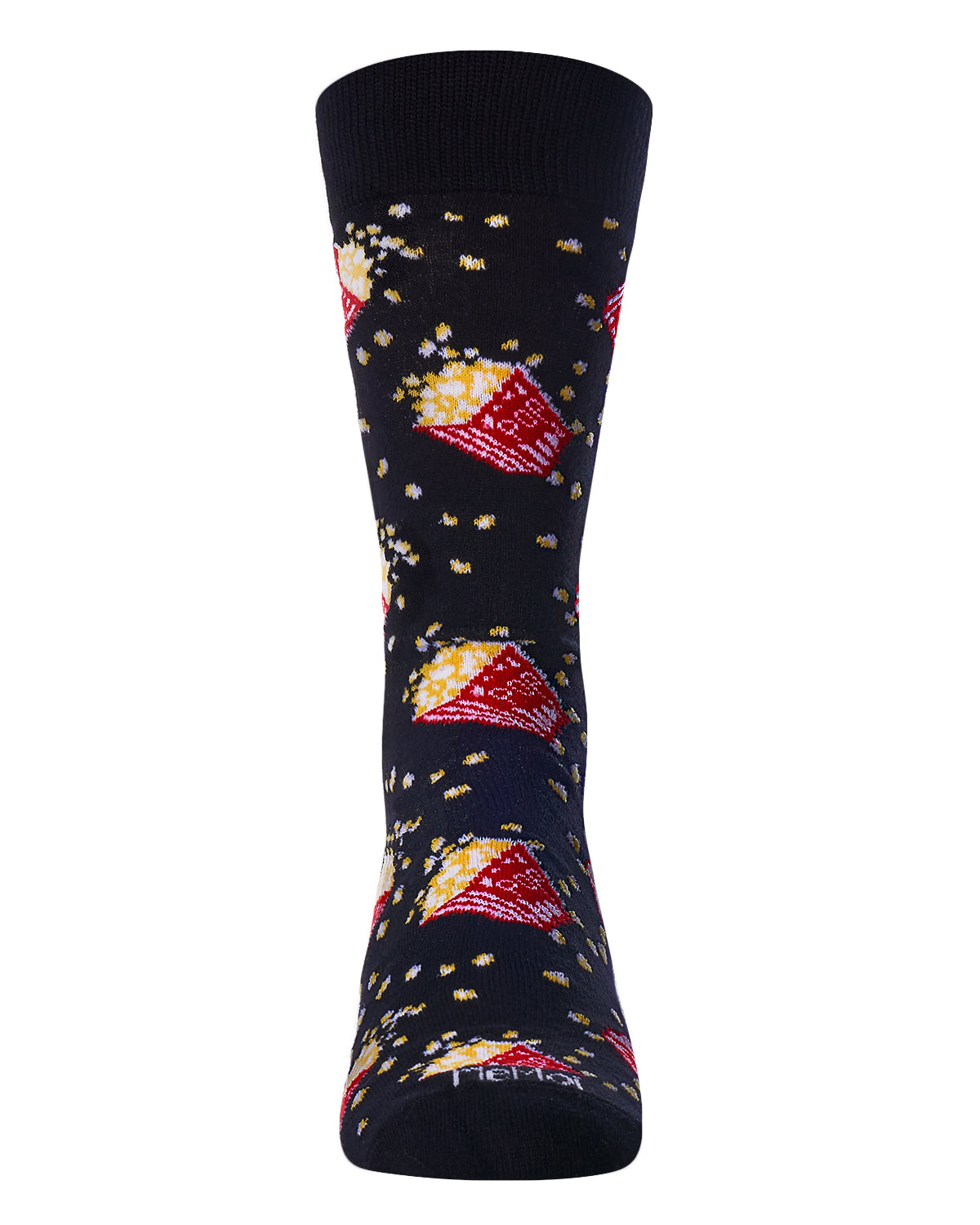 Men's Pass The Popcorn Bamboo Blend Novelty Crew Sock