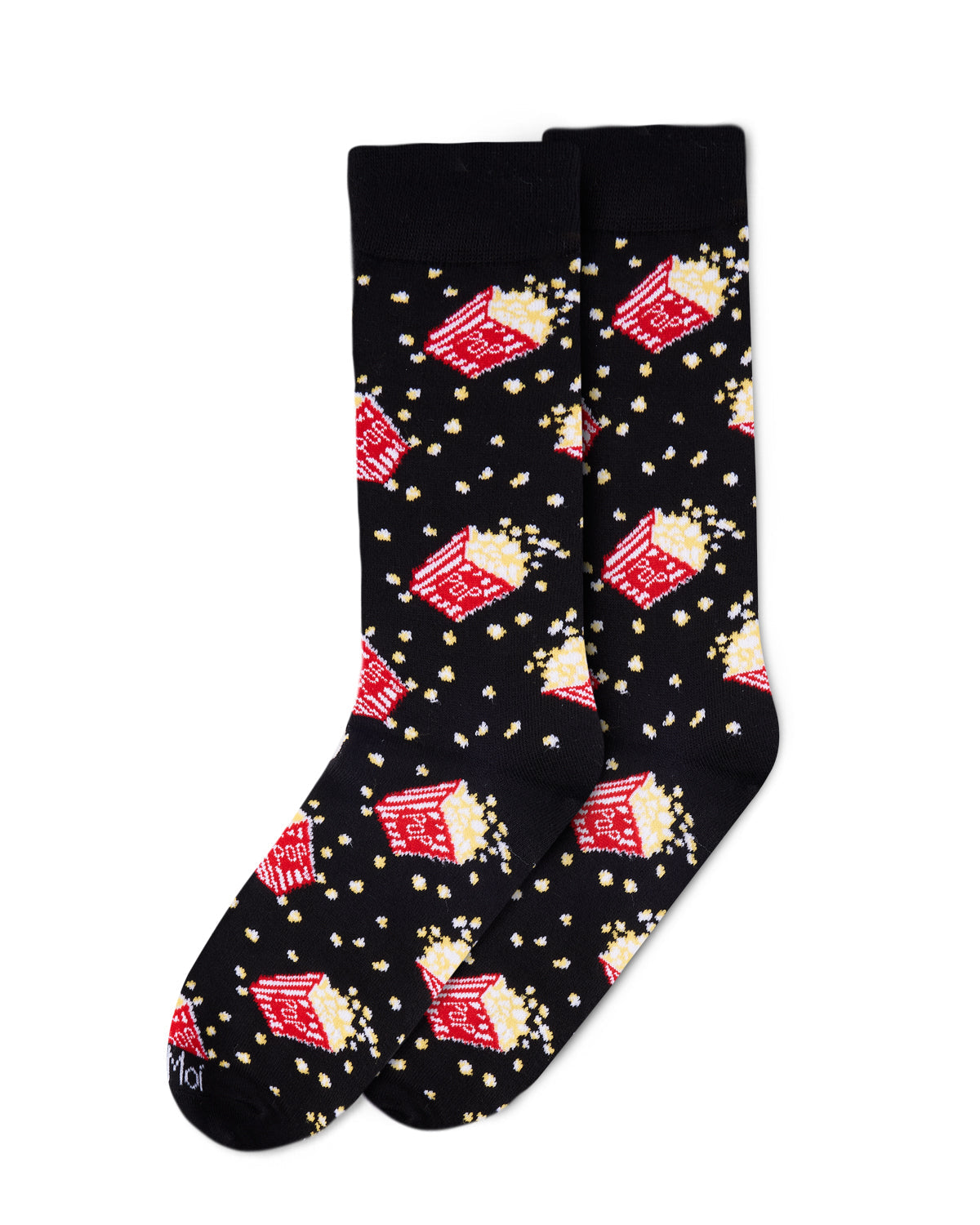 Men's Pass The Popcorn Bamboo Blend Novelty Crew Sock