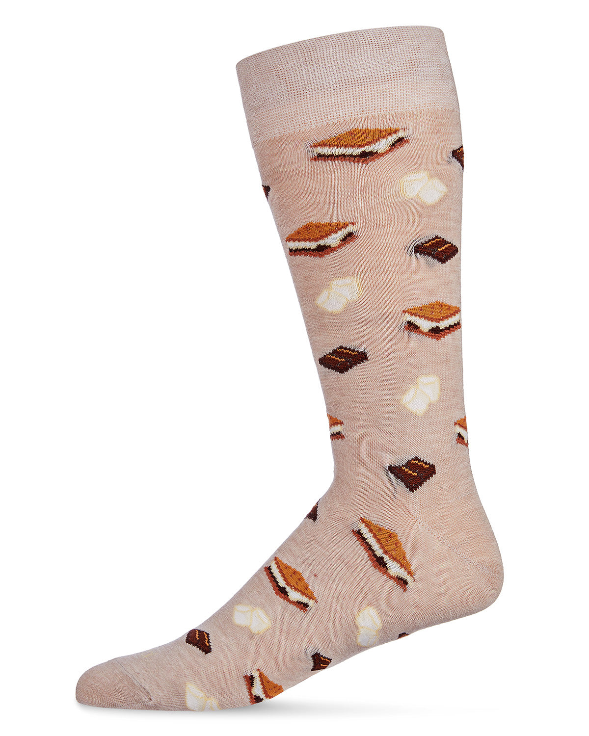 Men's I'd Like S'mores Please Bamboo Blend Crew Sock