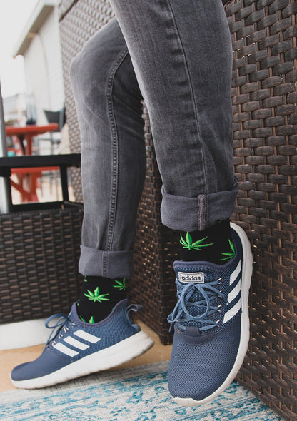 Men's Me and Mary Jane Bamboo Blend Novelty Crew Sock