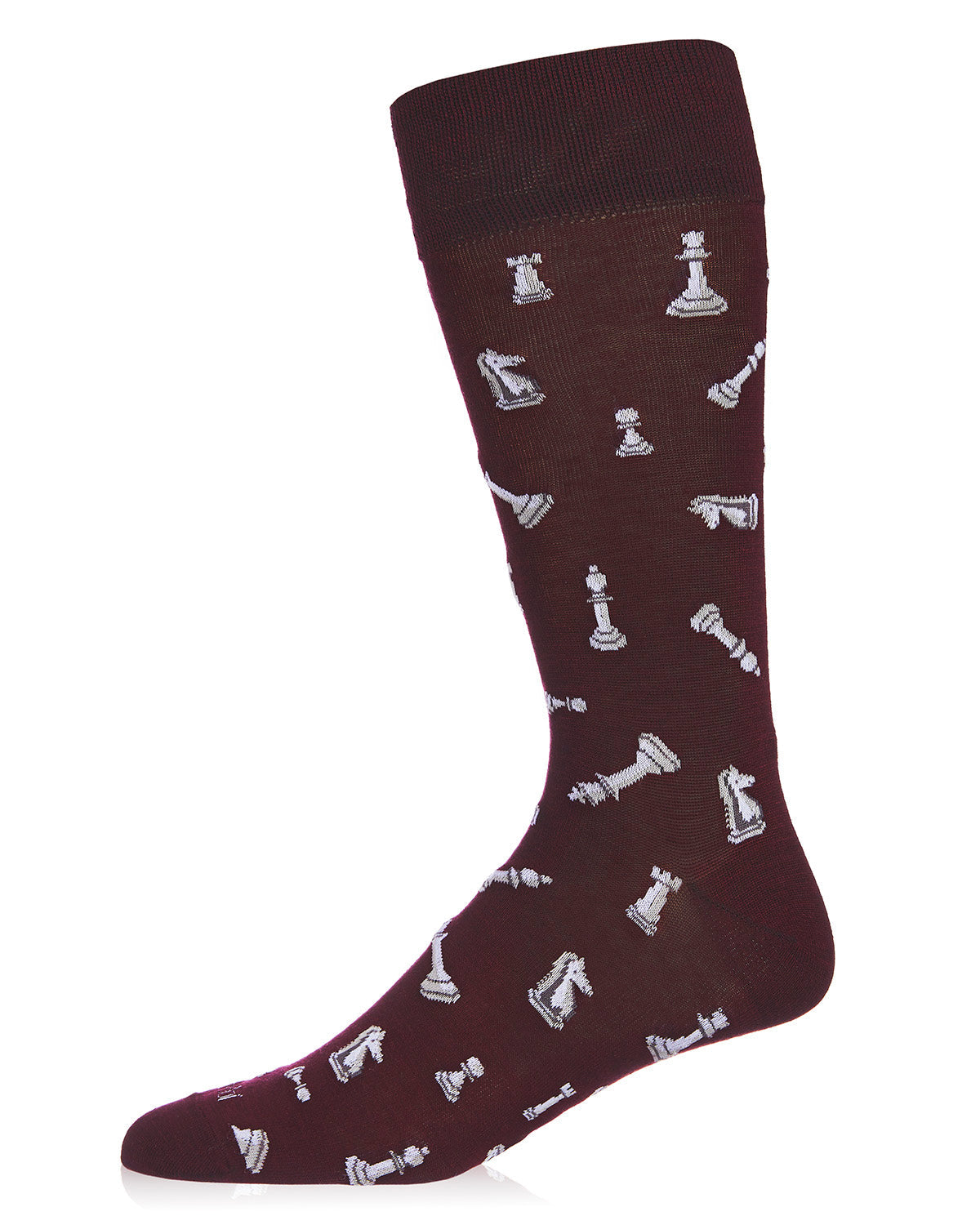 Men's Checkmate Chess Rayon From Bamboo Crew Socks