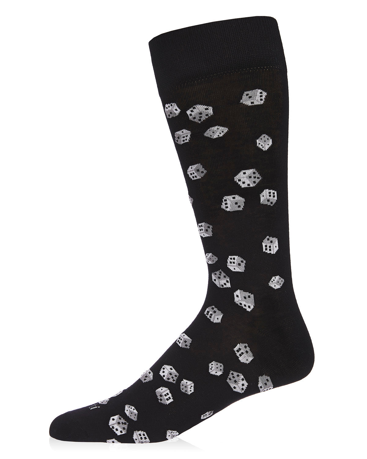 Men's Roll of the Dice Bamboo Blend Novelty Crew Sock
