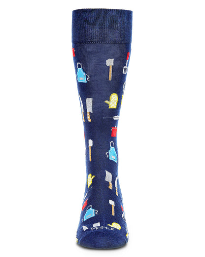 Men's Kitchen Crew Bamboo Blend Novelty Crew Sock