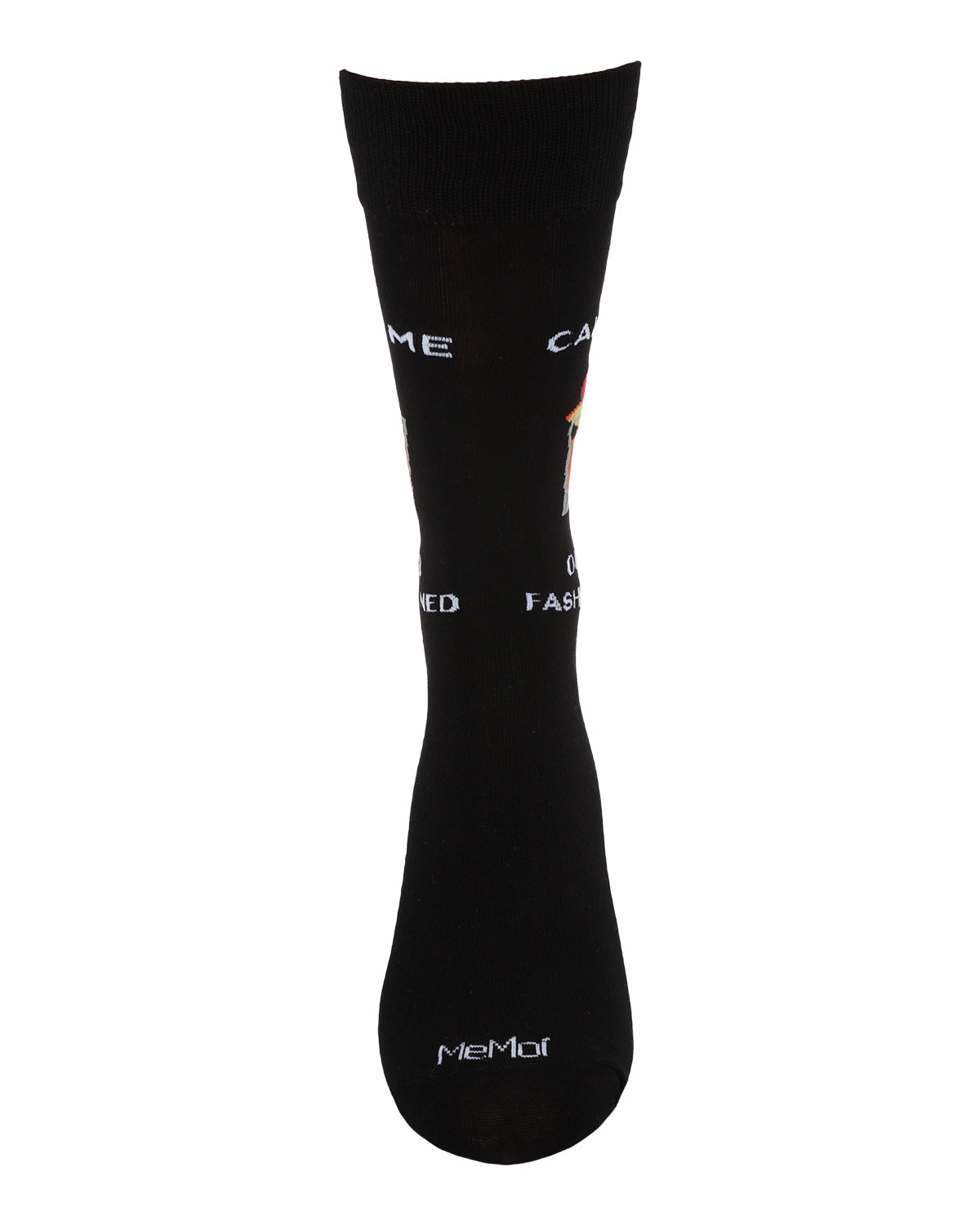 Men's "Call Me Old Fashioned" Rayon From Bamboo Novelty Crew Sock