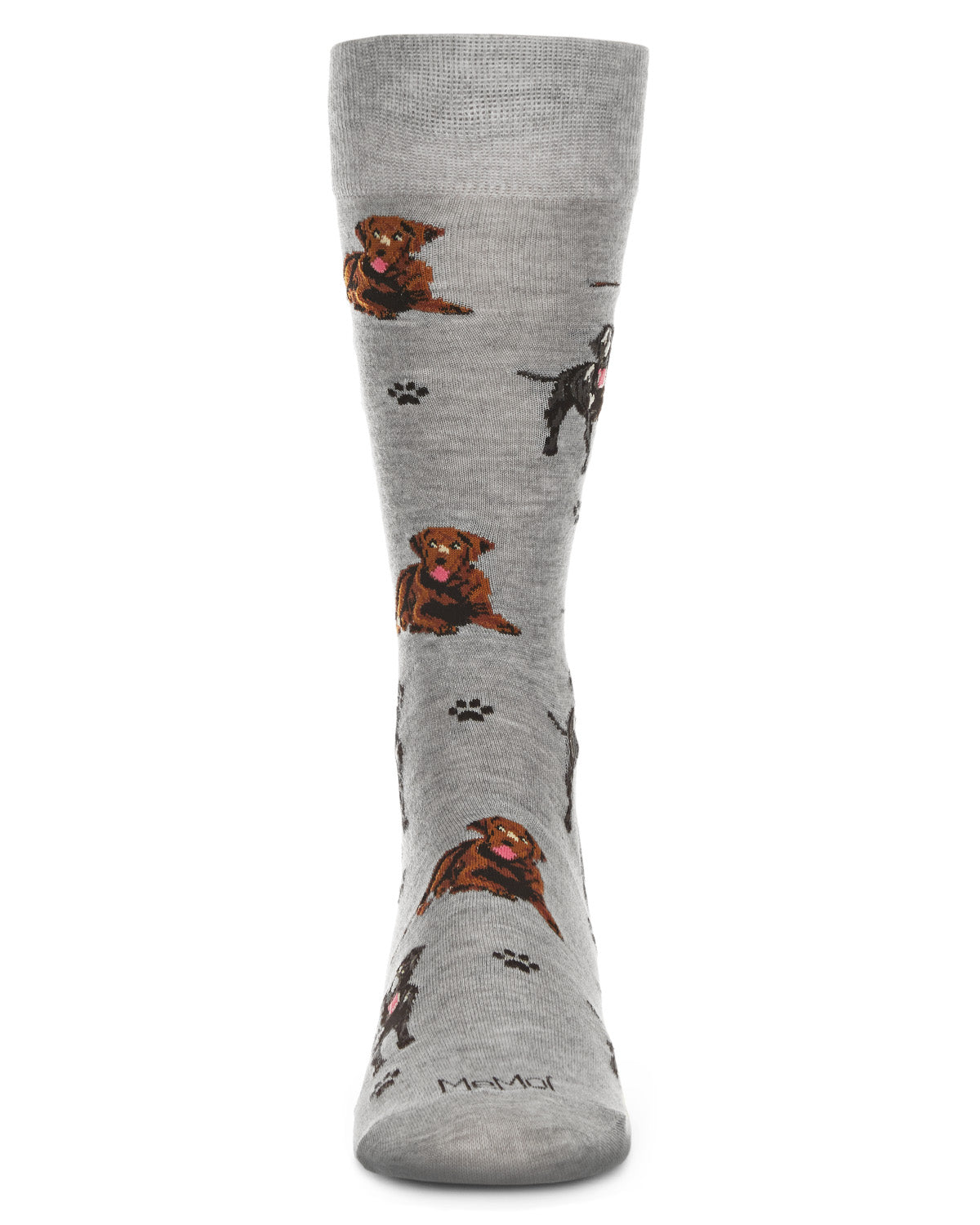 Men's Labrador Dogs Bamboo Crew Socks