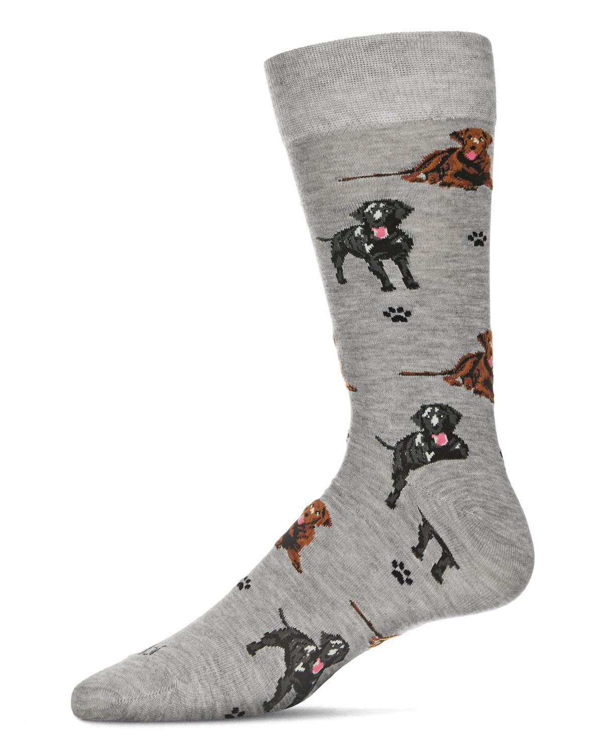 Men's Labrador Dogs Bamboo Crew Socks