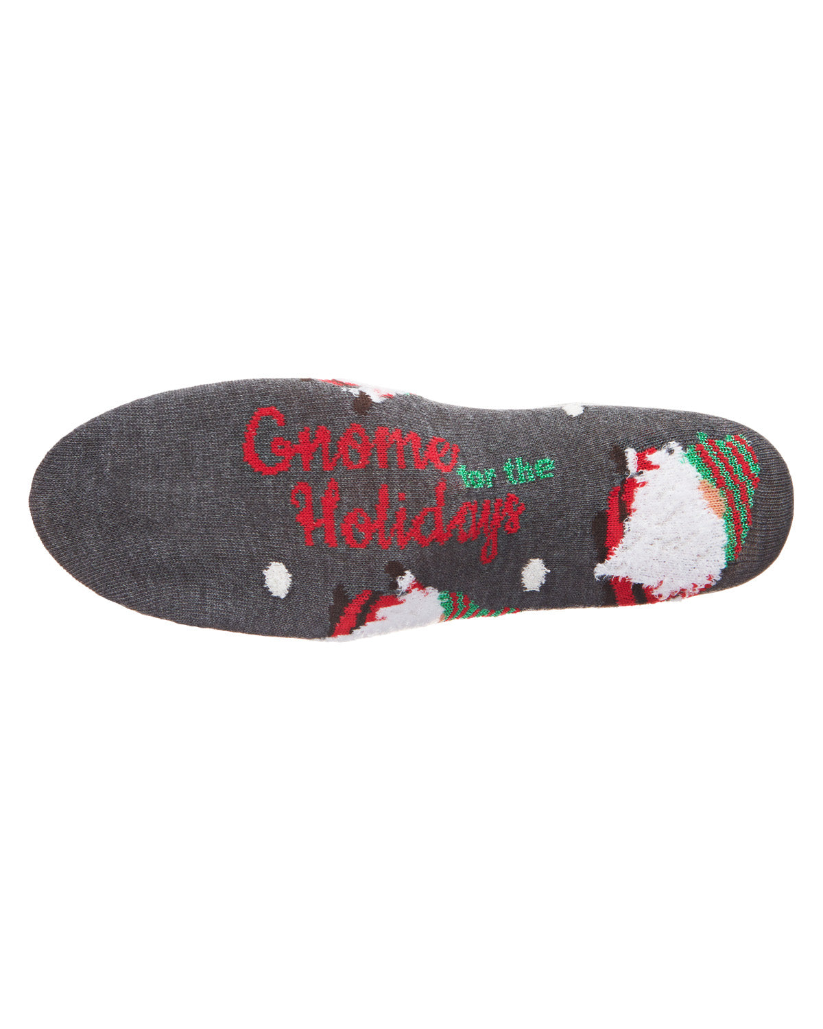 Men's "Gnome For The Holidays" Christmas Novelty Crew Sock