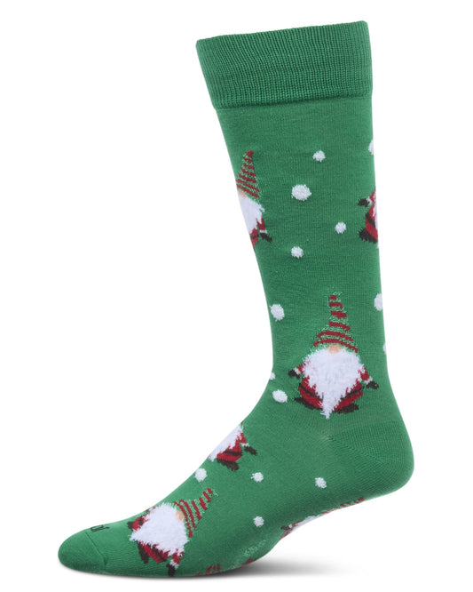Men's "Gnome For The Holidays" Christmas Novelty Crew Sock