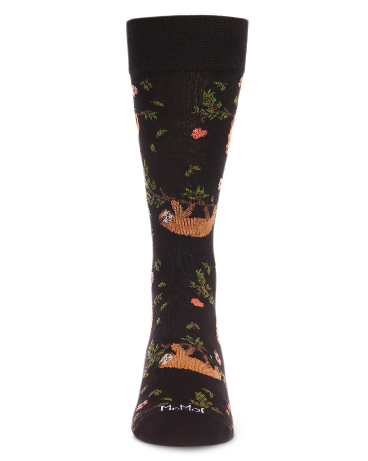 Men's Superb Sloth Bamboo Blend Novelty Crew Sock